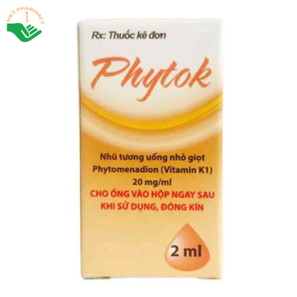 Thuốc Phytok 2ml CPC1HN bổ sung Vitamin K (1 Ống x 2ml)